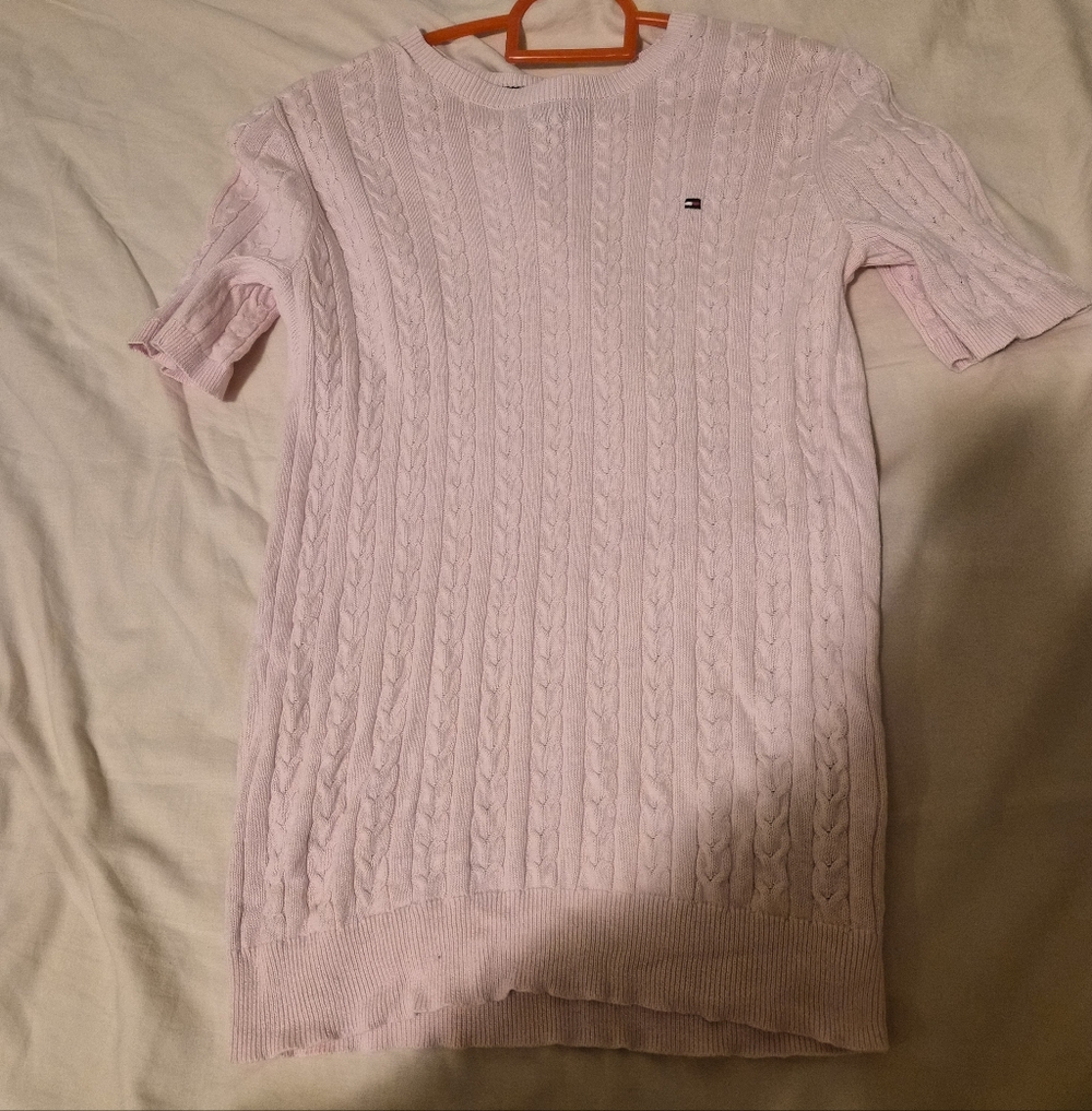 TOMMY HILFIGER CABLE KNIT TOP